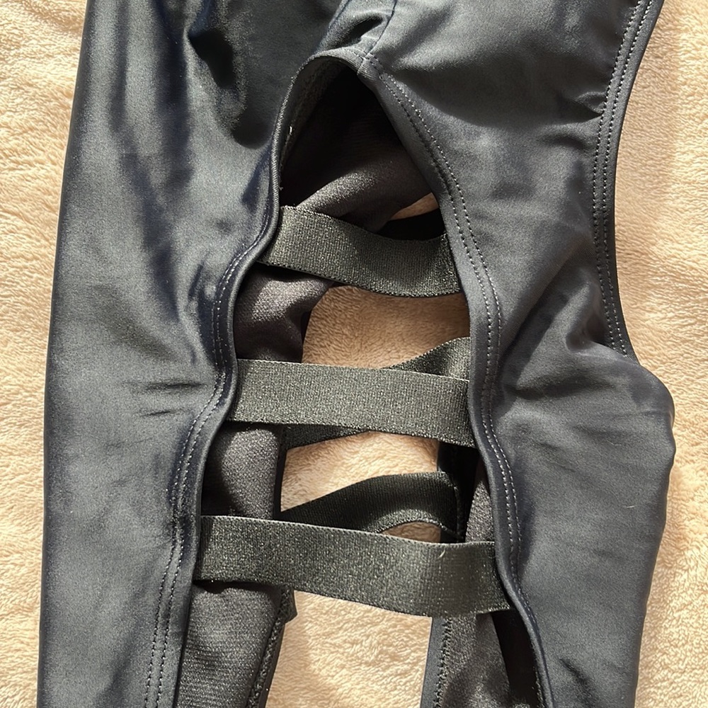 Voqeen Donna Bikini Costume da Bagno con Fascia Oro Fluorescente Fine